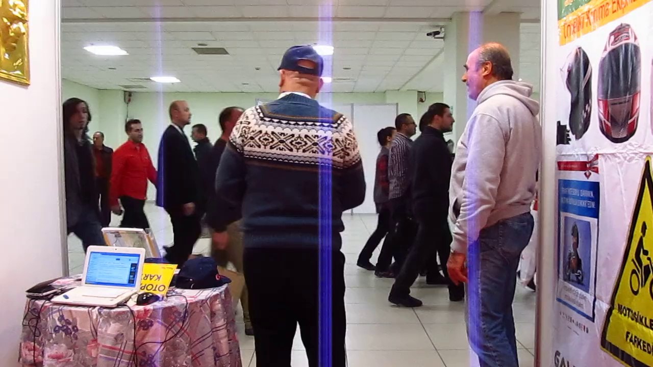 2014 Motosiklet fuarı Scooter Bilgi Forumu standı