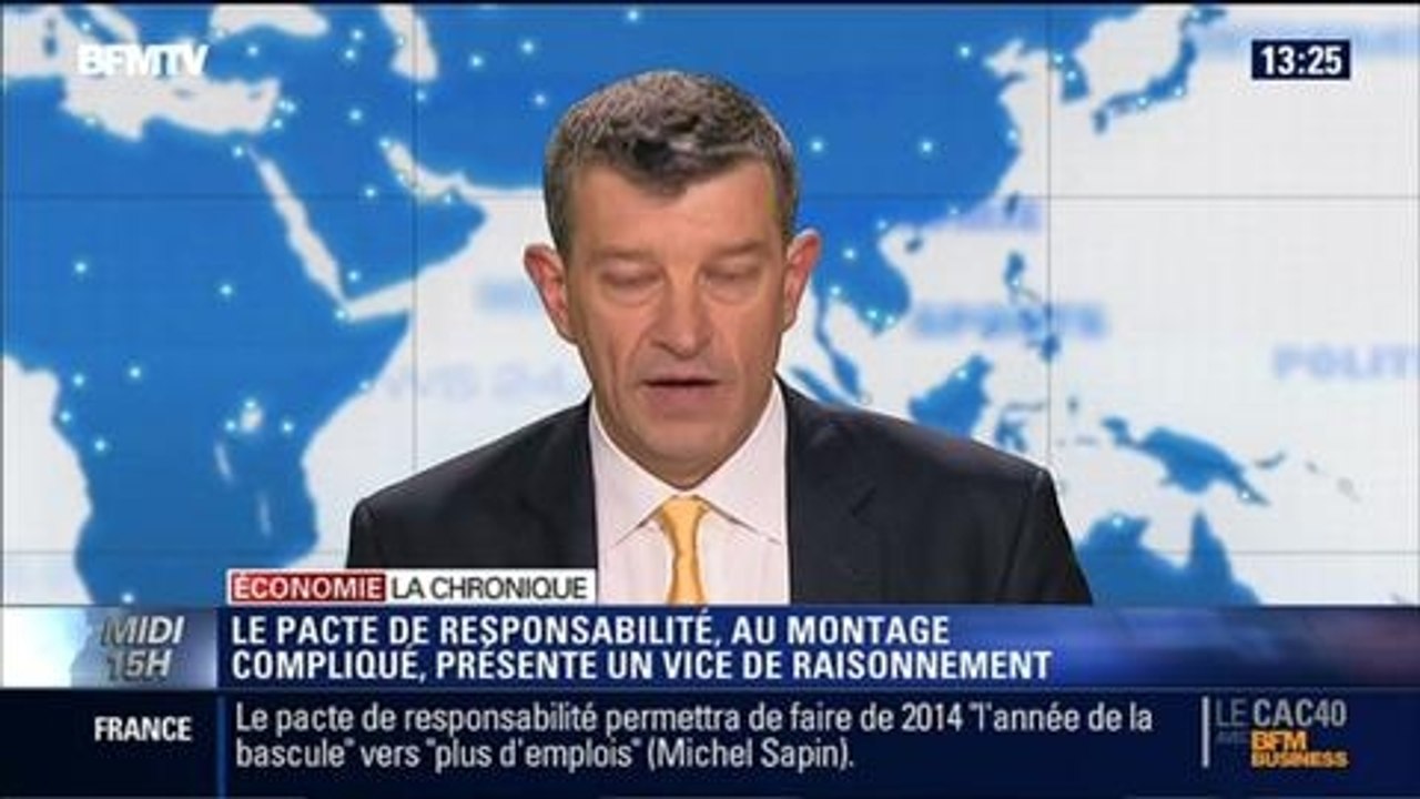L'Édito éco de Nicolas Doze: Le pacte de responsabilité présente un vice de raisonnement - 28/02