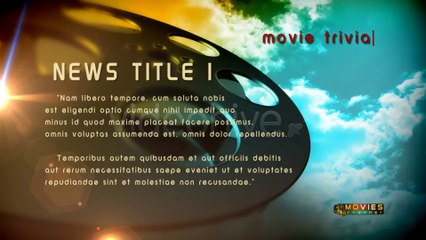 Movies Channel Broadcast Package - After Effects Template
