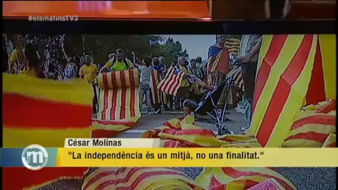 TV3 - Els Matins - César Molinas: "A Catalunya no hi ha hagut discussió sobre l'endemà"