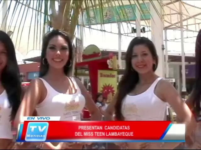 Chiclayo: Presentan candidatas del Miss Teen Lambayeque 27 02 14