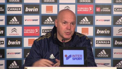 Bleus - Anigo encourage Gignac