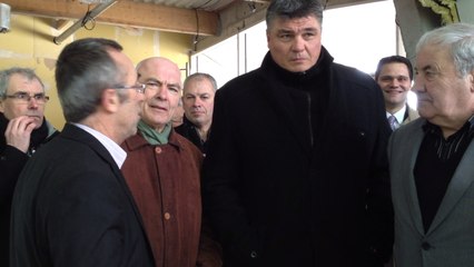 David Douillet visite le palais des sports
