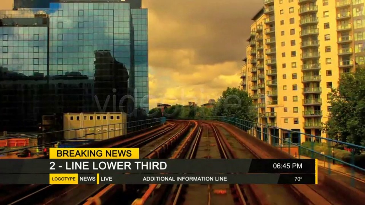 Lower Third Black - After Effects Template