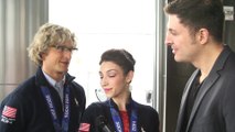 Olympic Gold! Ice Dancers Charlie White & Meryl Davis #InTheLab