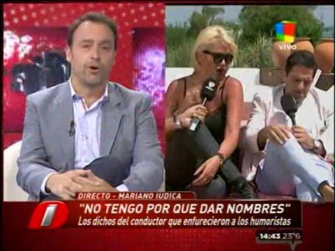 Pronto.com.ar Iúdica y Nazarena se cruzaron en vivo