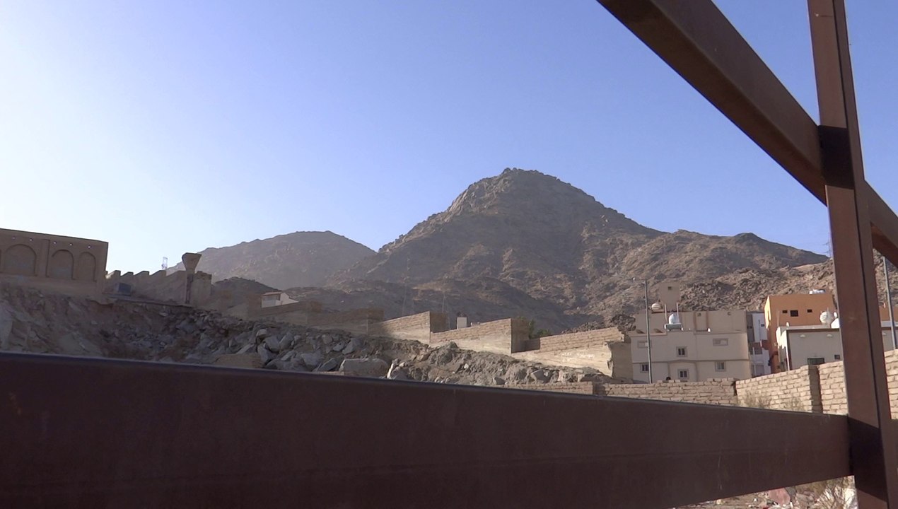Journey by bus for Ziarath and historical Locations of  Makkah 8 April 2013 in Saudi Arabia