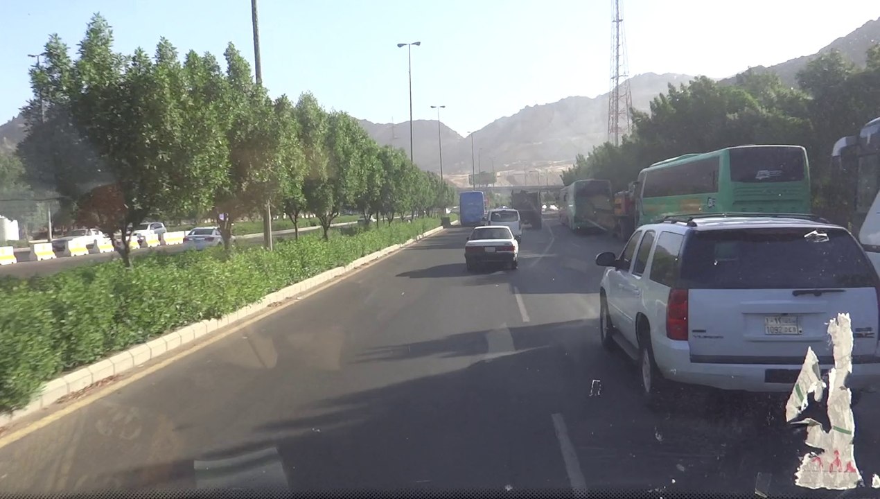 Journey by bus for Ziarath and historical Locations of  Makkah 8 April 2013 in Saudi Arabia