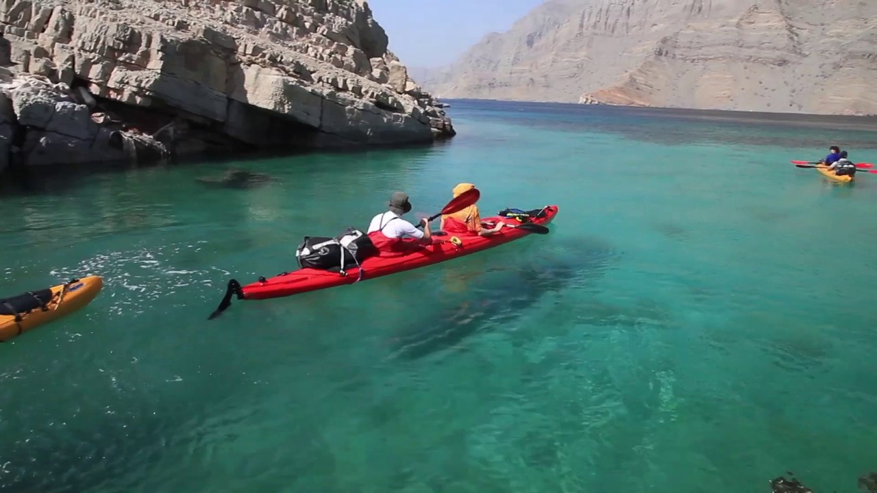 Kayak à Musandam, Oman