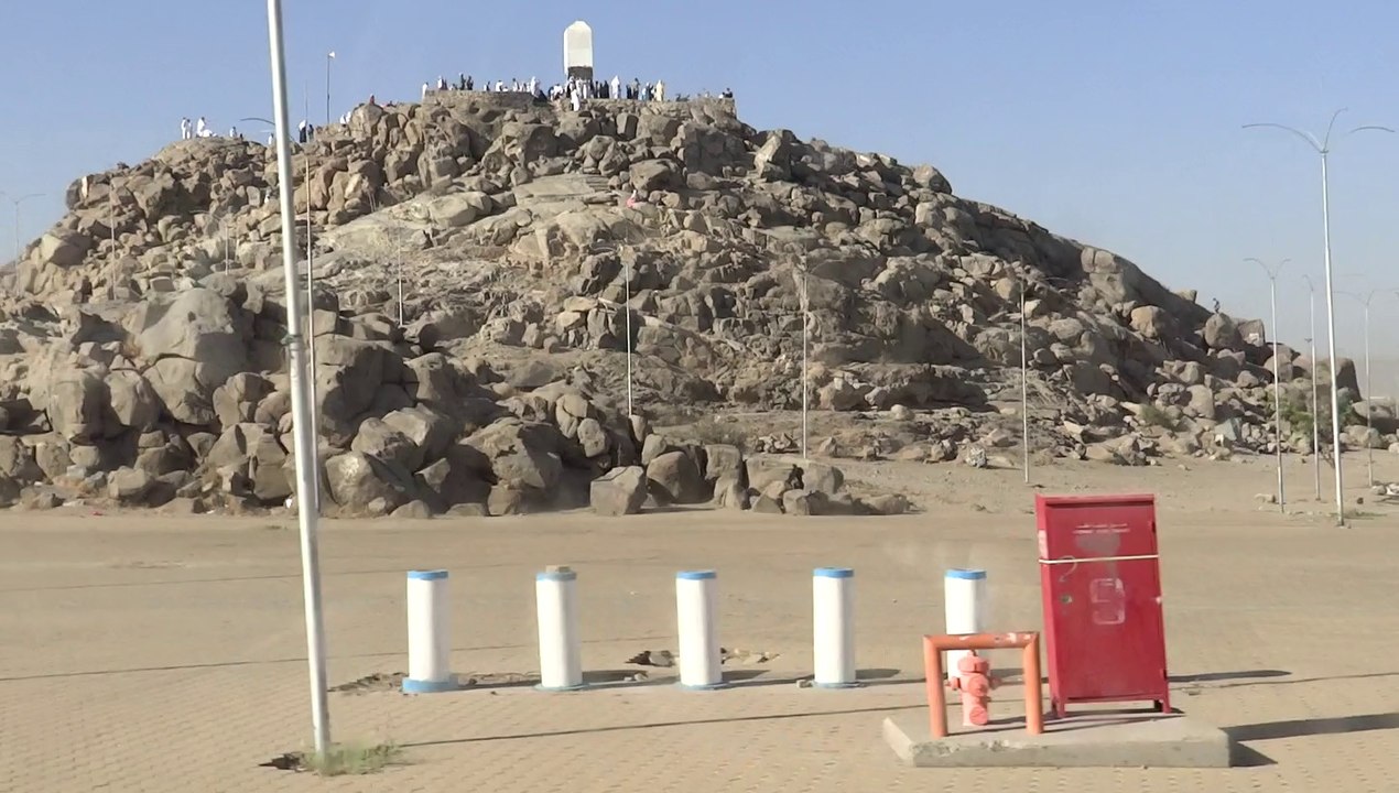 Journey by bus for Ziarath and historical Locations of  Makkah 8 April 2013 in Saudi Arabia