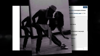 Video herunterladen: Ariana Grande & Chris Brown Rehearse For Upcoming Music Video