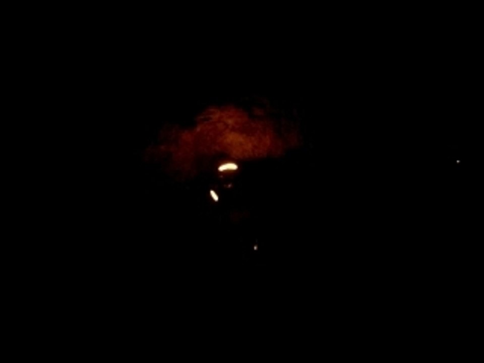 Roue de feu au son des saxo