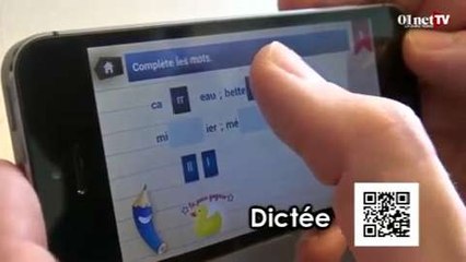 Dictée : Apprendre l’orthographe en s’amusant - Le test de l'appli smartphone par 01netTV