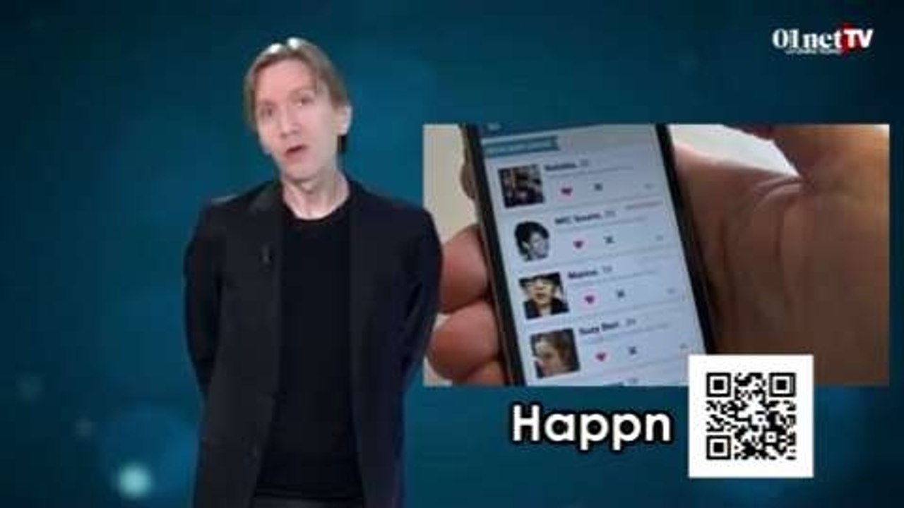 Happn : Une application ludique pour faire des rencontres - Le test de l'appli smartphone par 01netTV