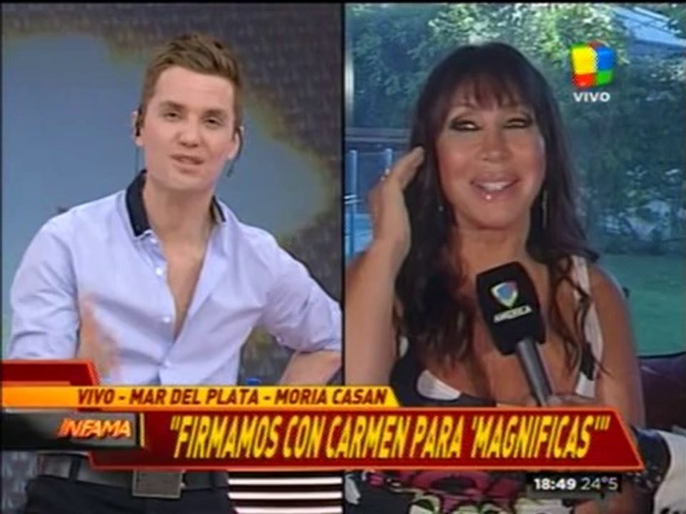 pronto.com.ar Moria firmó con carmen