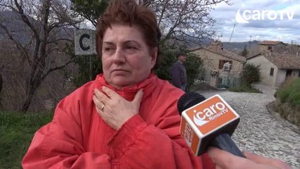 Icaro Tv. Frana a San Leo, uno scenario che impressiona