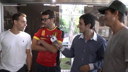 Pedro en la presentación de la final de la liga PES 2014 en Cartelera VCP - 26 de Febrero