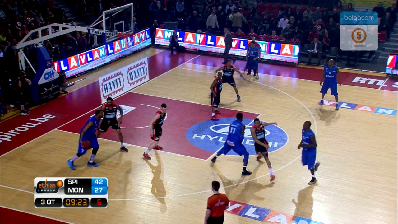 Ethias League // Belgacom Spirou - Belfius Mons-Hainaut (Highlight NL)