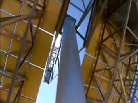 Solar powered stirling engine.