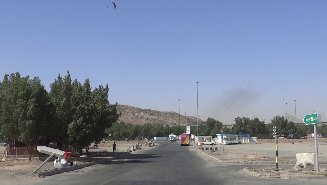 Journey by bus for Ziarath and historical Locations of  Makkah 8 April 2013 in Saudi Arabia