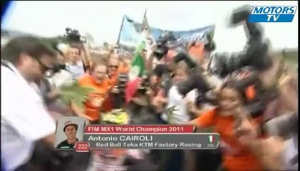 Cairoli becomes 2011 MX1 World Champion