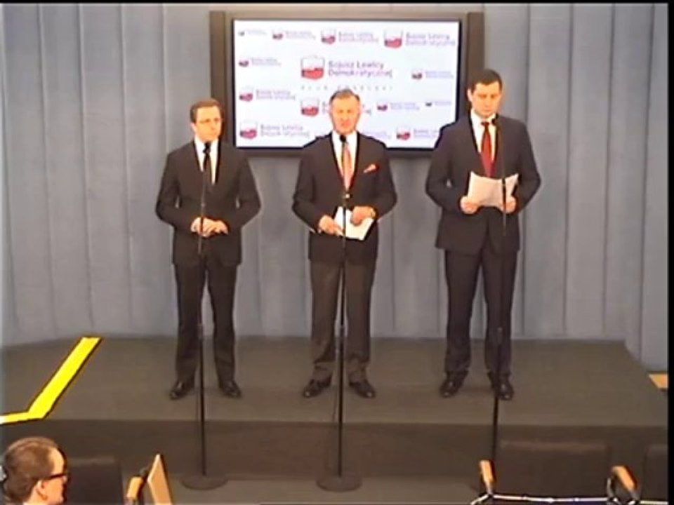 Stanisław Wziątek, Marek Balt - Konferencja prasowa - 15 stycznia 2014 r.