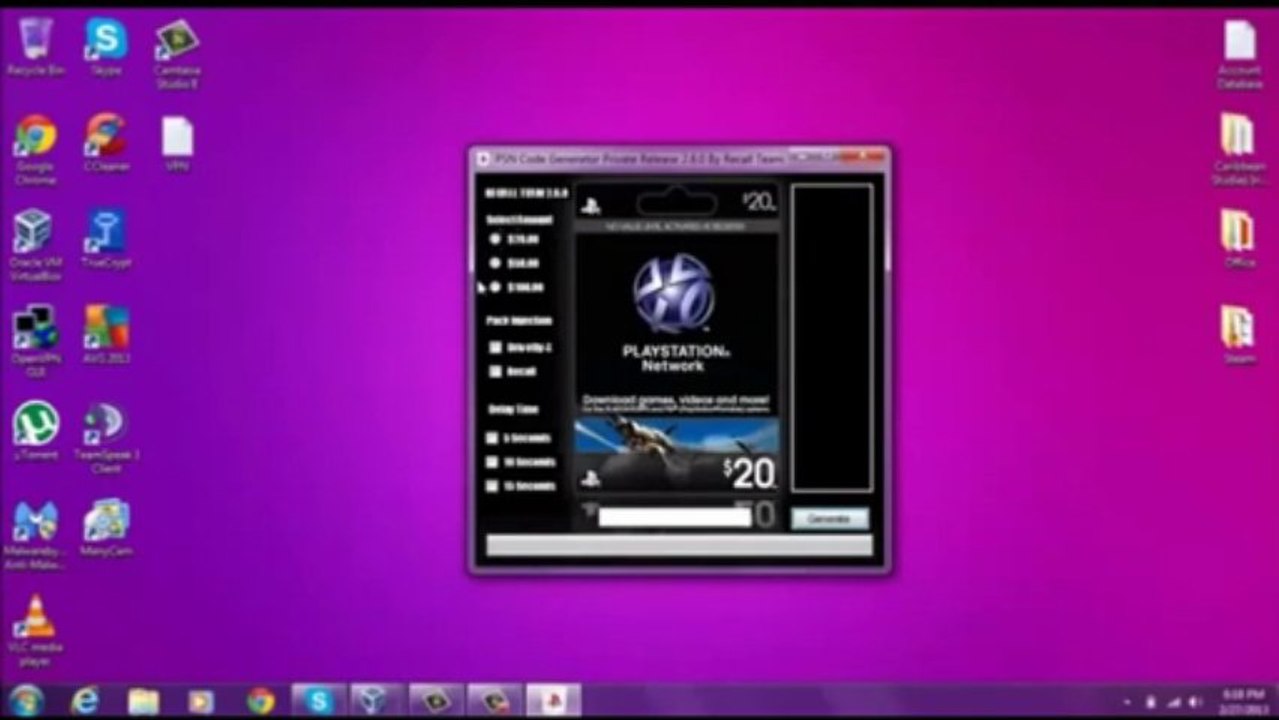 PSN Code Generator - January 2014- FREE PSN Codes