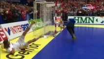 Euro 2014 - Roucoulette Mikkel Hansen lors du match Danemark - Autriche