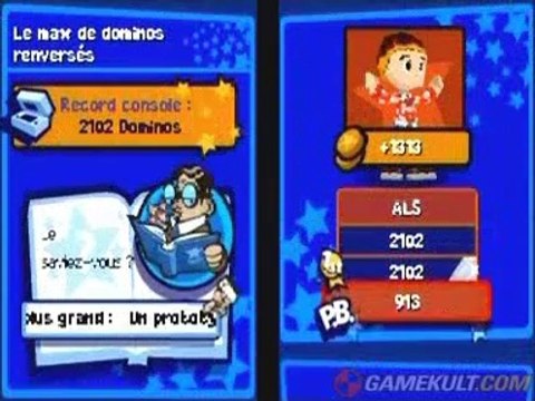 Le Mondial des Records : Le jeu vidéo officiel - Je domine les dominos