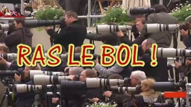 Ras le bol des paparazzis !!