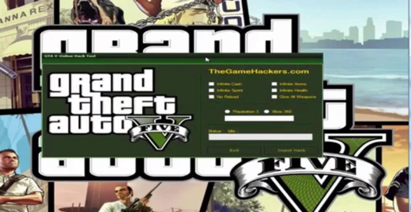 GTA 5 Online Hack - GTA V Money Hack (Xbox_PS3)