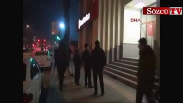 Gece yarısı park dubasıyla bankaya girmeye çalıştı