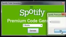 Spotify Premium Code Generator  January 2014 Updated