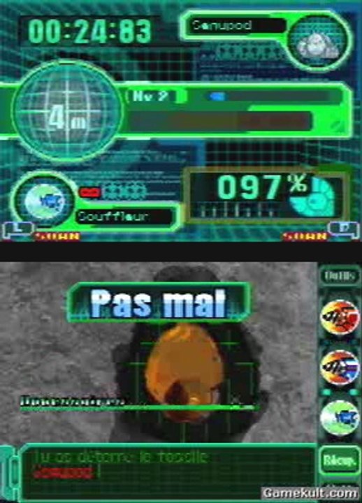 Spectrobes - Excavation, j'écris ton nom