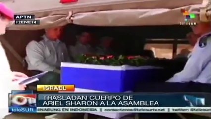 Israel: inician funerales de Estado para Ariel Sharon