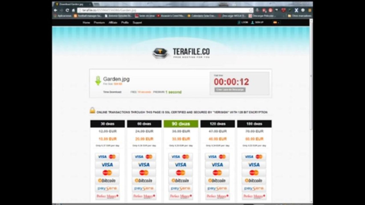 como descargar archivos de Terafile