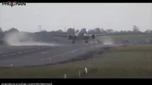 Planes Filmed Aborting Landing At Brimingham Airport Due To Arctic Storm - В Европе ветренно on Prochan