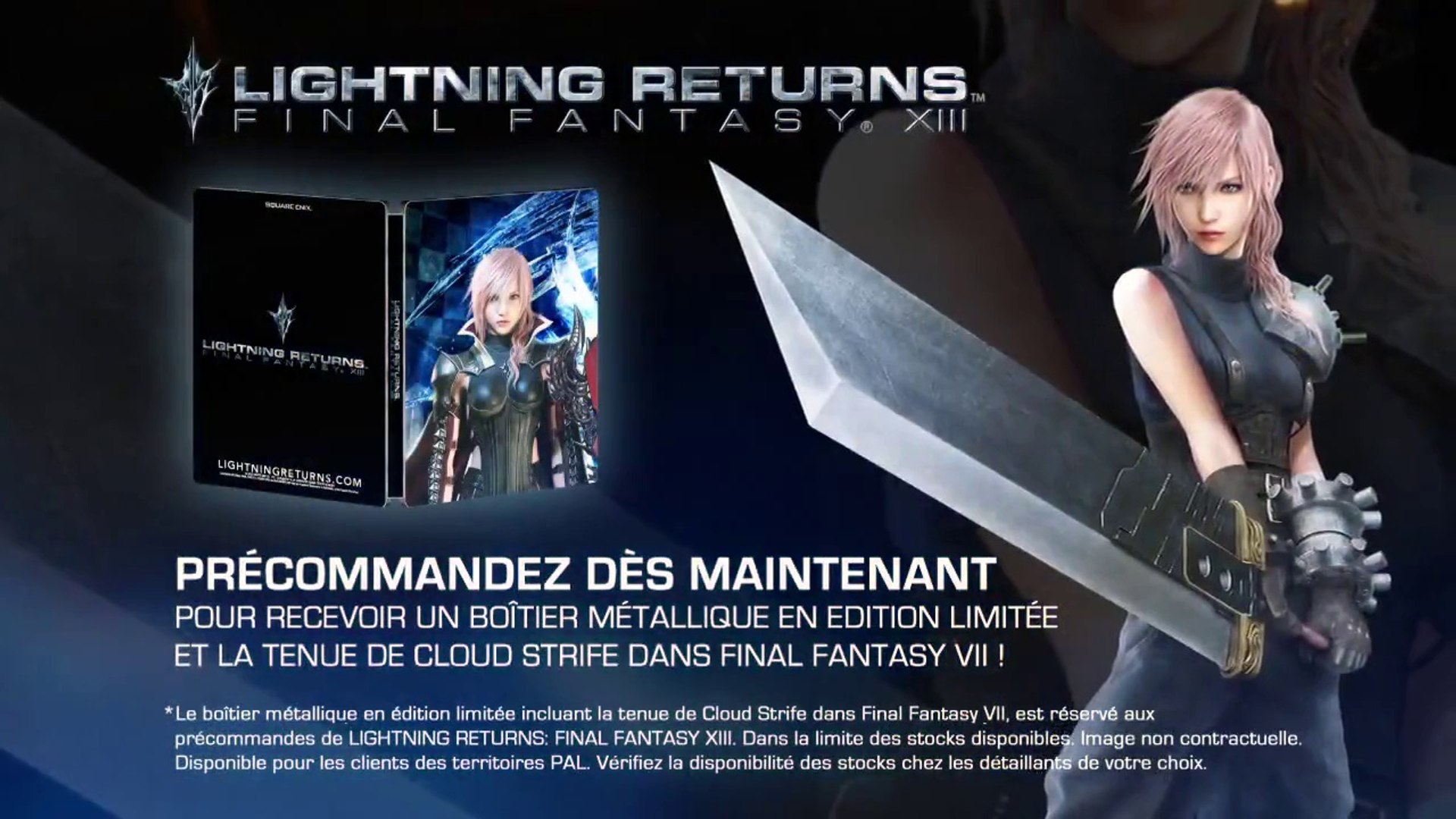 Lightning Returns Final Fantasy Xiii Cloud Strife Gear Extended Look Video Dailymotion