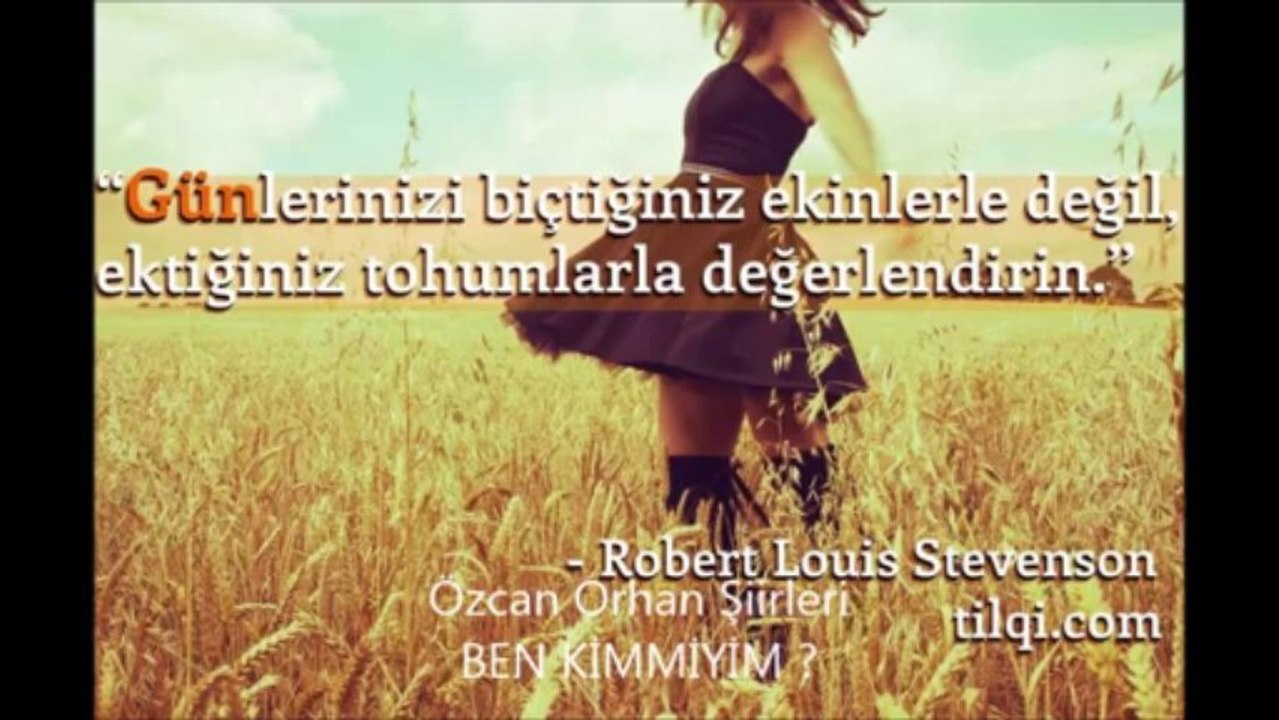 Ben Kimmiyim Şiiri - Özcan Orhan