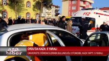 ORDU'DA KAZA 5 YARALI/KARADENİZ BAYRAK -TV 52-12.01.2014-AHMET BAYRAK