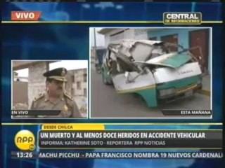 Mujer perdió la vida en accidente vehicular en la Panamericana Sur