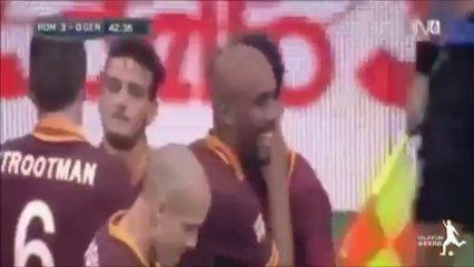 Roma-Genoa 4-0 (Florenzi, Totti, Maicon, Benatia)