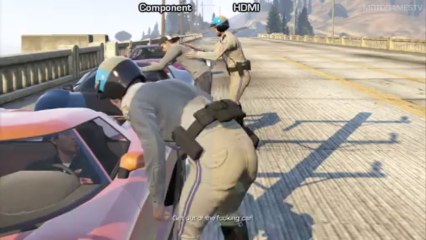 GTA V PS3 - Component vs HDMI - Graphics Comparison