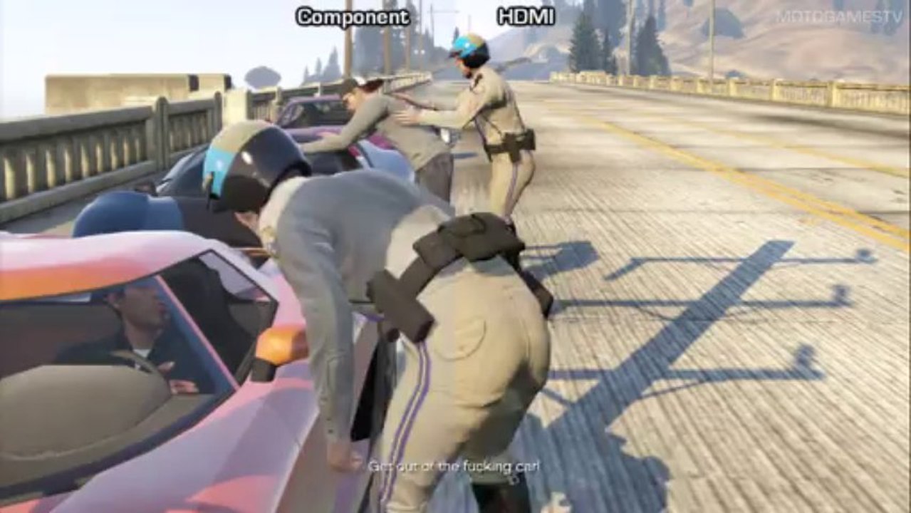 GTA V PS3 - Component vs HDMI - Graphics Comparison