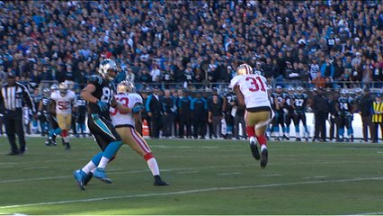 Donte Whitner picks off Cam Newton