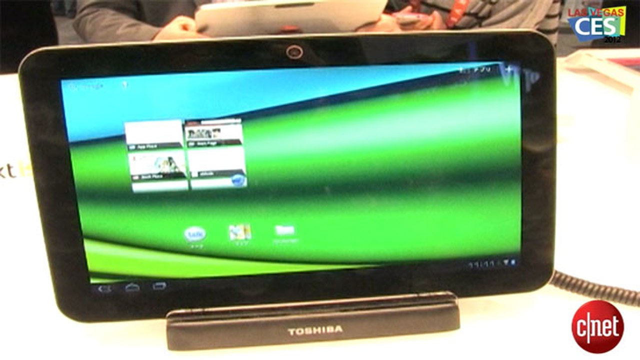 CES 2012 : Toshiba Excite X10 en vidéo