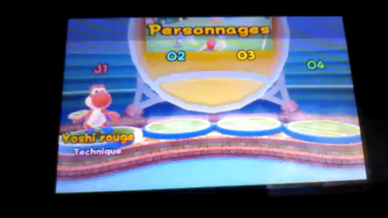 Presentation de mario tennis open 3DS avec rose