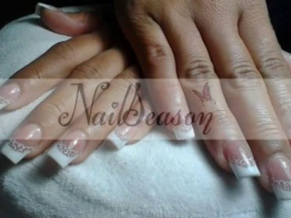 decorado de uñas frances