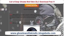 How To Get Call Of Duty Ghosts Wolf Skin DLC Codes