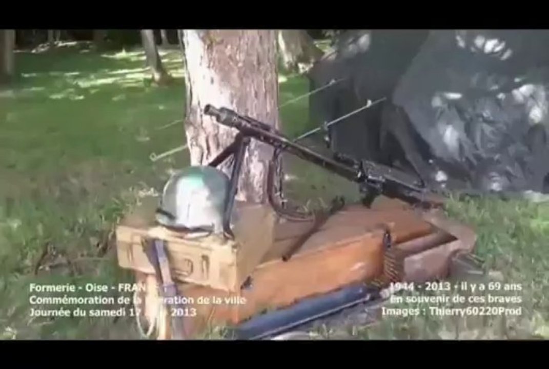 commemoration de la liberation de Formerie le 17 aout 2013 version courte partie 2 le camp militaire allegé